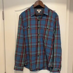 J. Crew Wallace & Barnes Multicolor Plaid Button Down Shirt